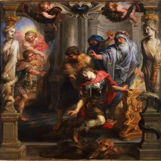 Morte de Aquiles - Peter Paul Rubens