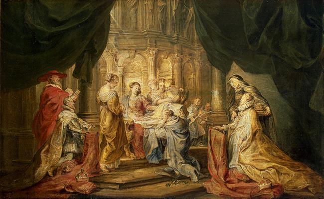 Vision de saint Ildefonse - Peter Paul Rubens