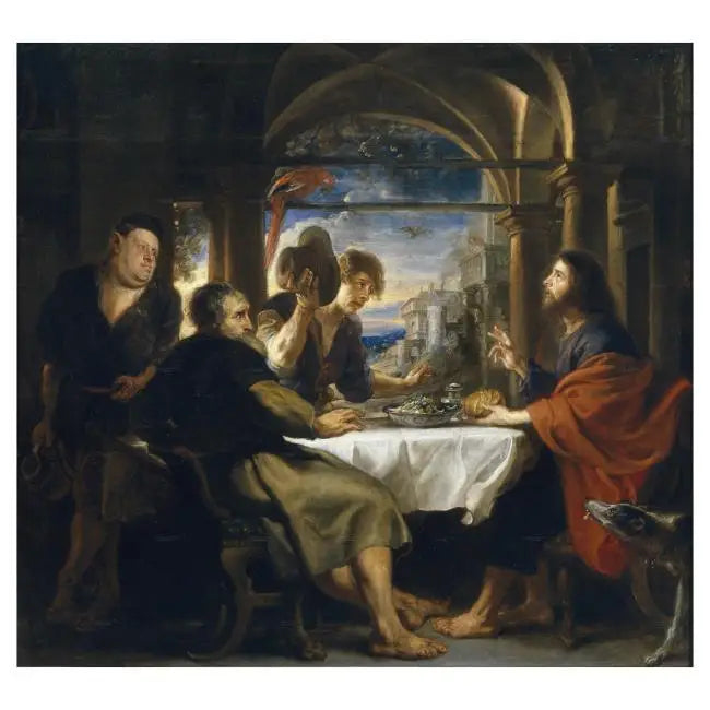 A Ceia de Emaús - Peter Paul Rubens