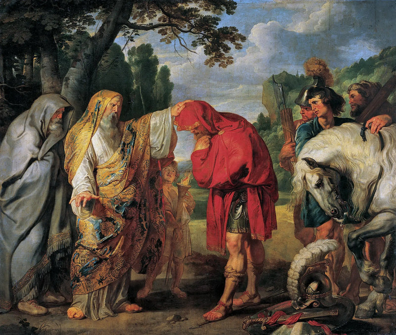 Decius Mus se prepara para a morte - Antoine van Dyck