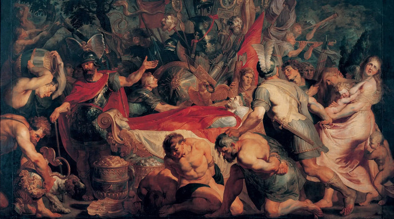 Os funerais de Decius Mus - Peter Paul Rubens