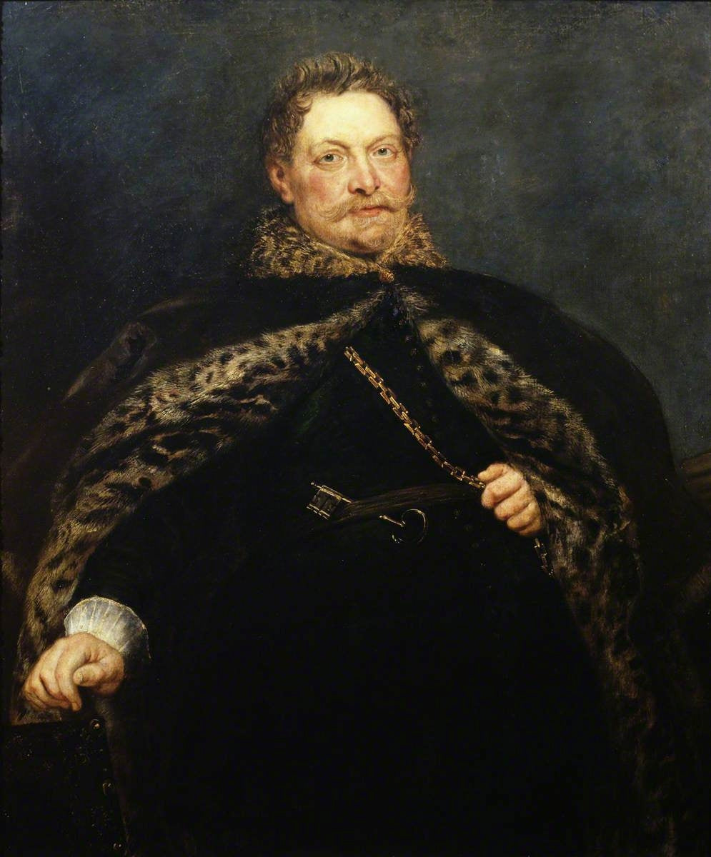 Portrait de Jan van Montfort en delia polonaise. - Peter Paul Rubens