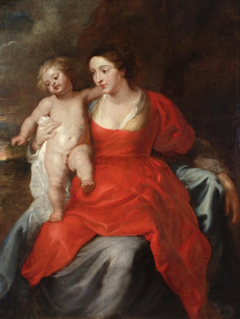 Virgem com o Menino - Peter Paul Rubens