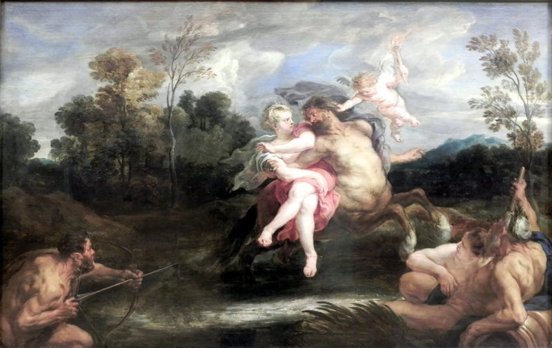 A captura de Déjanira pelo centauro Nessus - Peter Paul Rubens