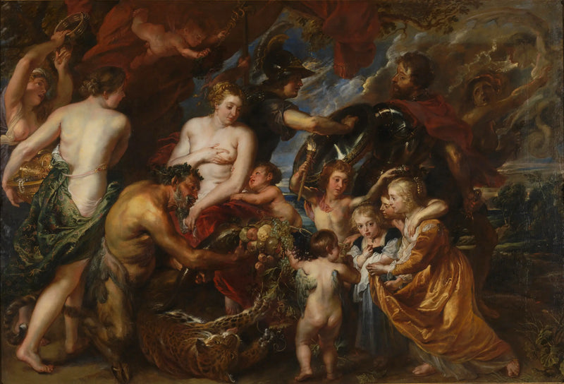 Ânfora que protege a paz de Marte - Peter Paul Rubens