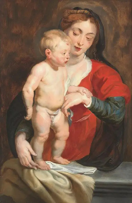 Virgem com o Menino Jesus - Peter Paul Rubens