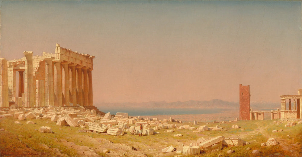 Ruines du Parthénon - Sanford Robinson Gifford - Alpha Reproduction