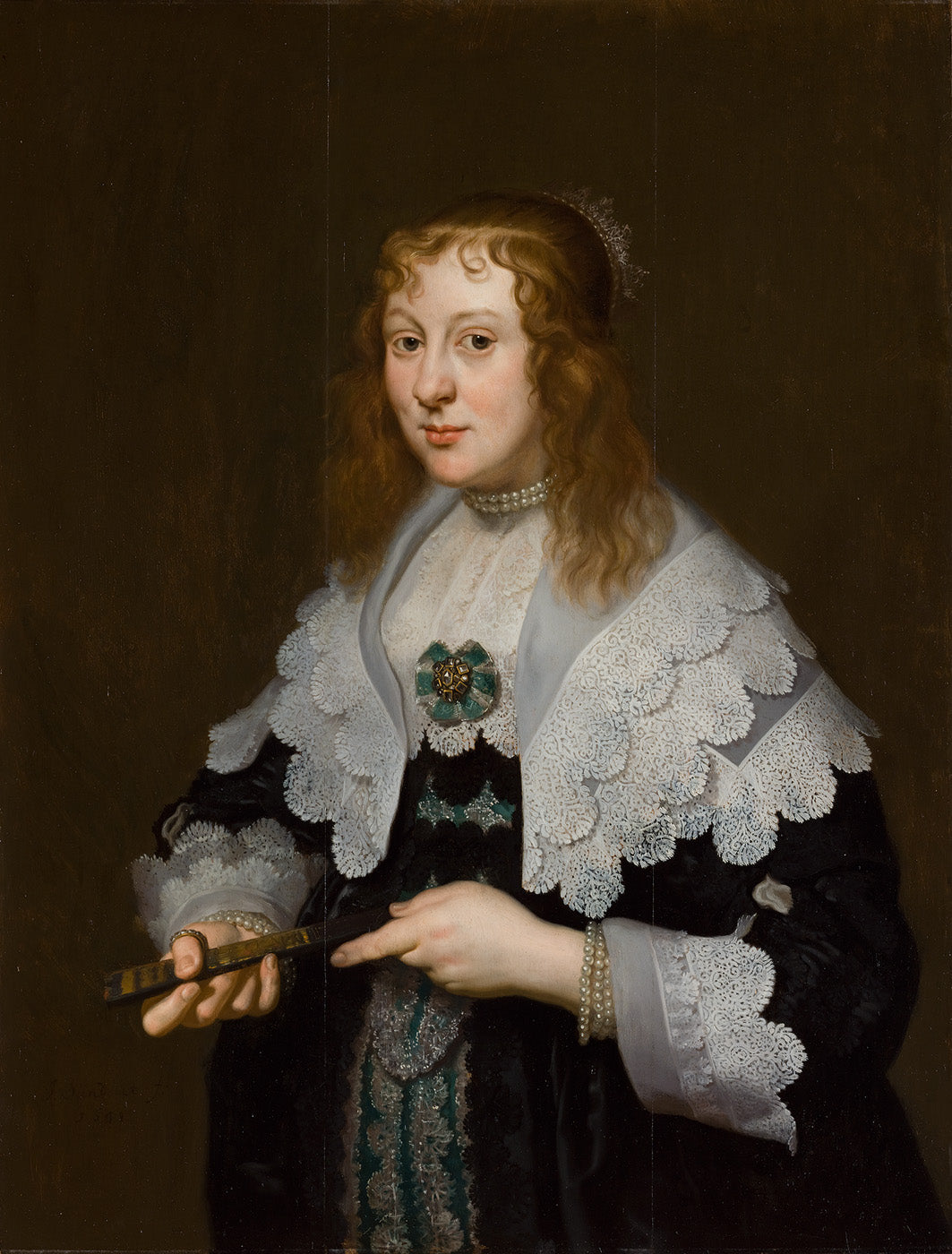 Portrait d'Alida Bicker (1620-1702) - Joachim von Sandrart