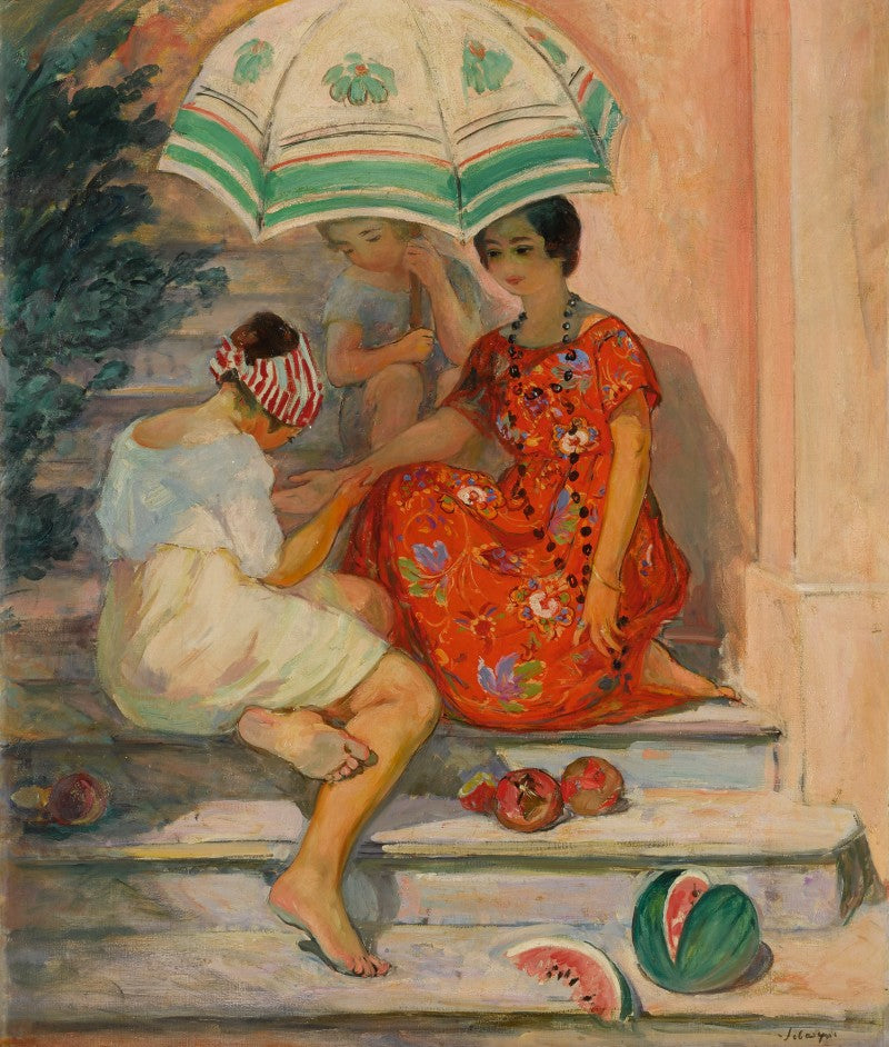 Sainte-Maxime, la diseuse de bonne aventure - Henri Lebasque