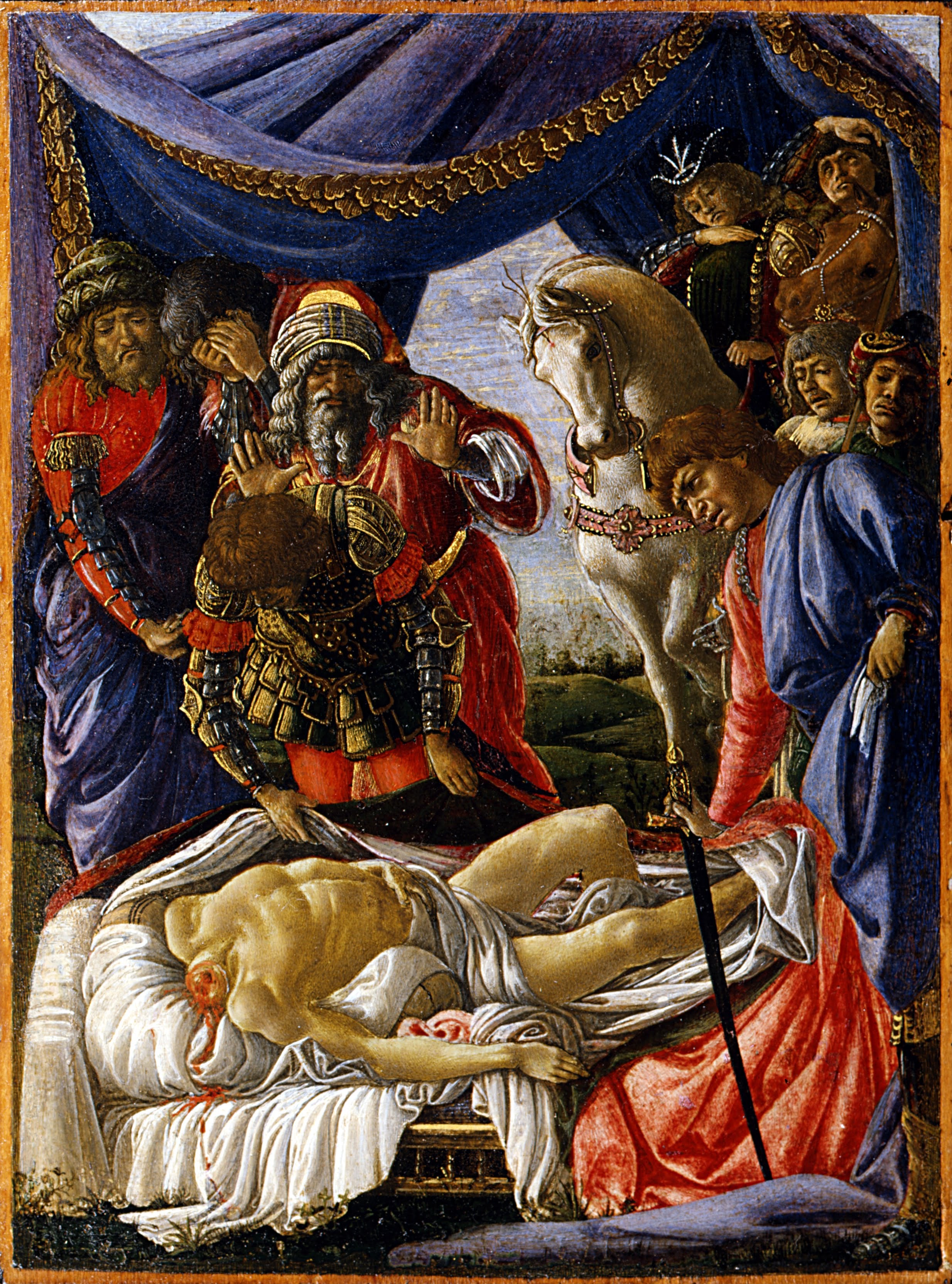 A Descoberta do cadáver de Holoférnes - Sandro Botticelli