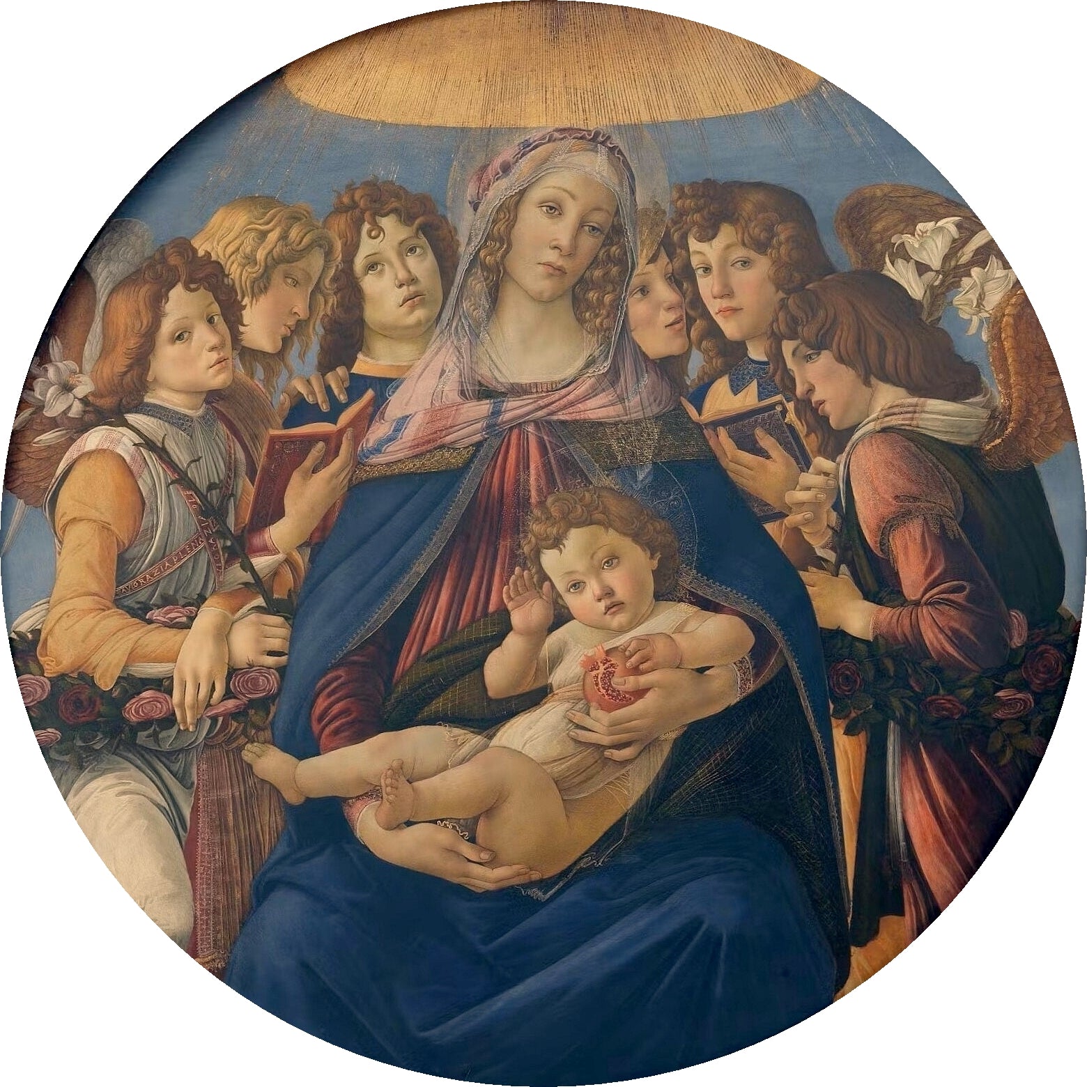 A Virgem com a Romã - Sandro Botticelli