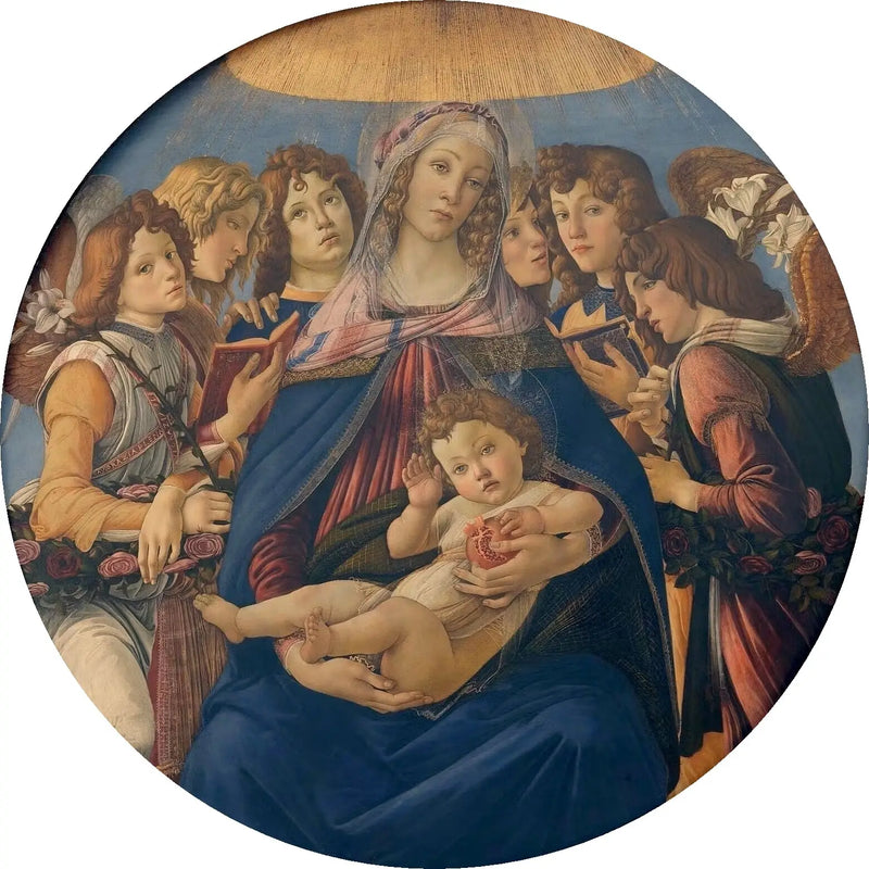 A Virgem com a Romã - Sandro Botticelli