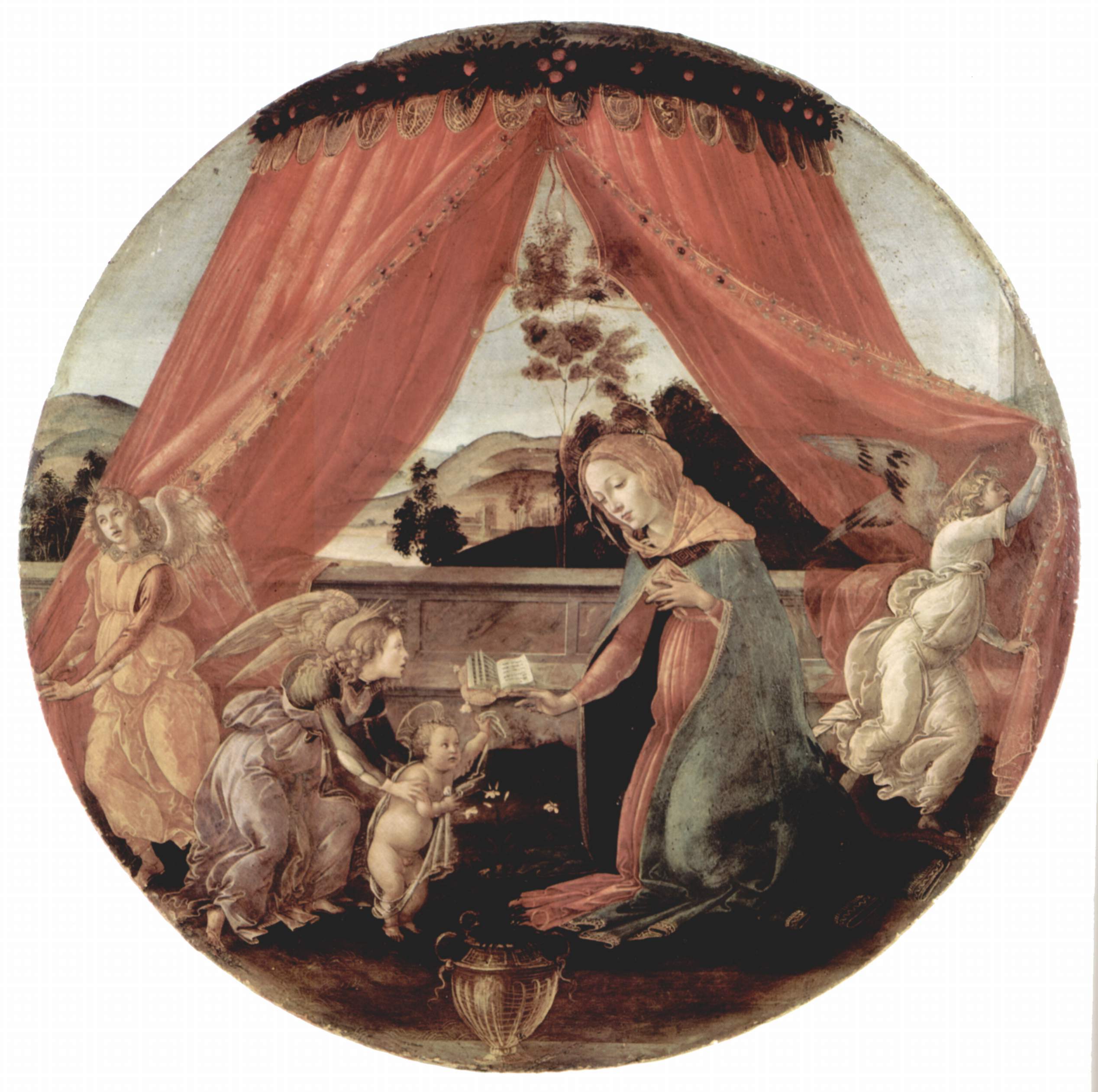 A Madona do pavilhão - Sandro Botticelli