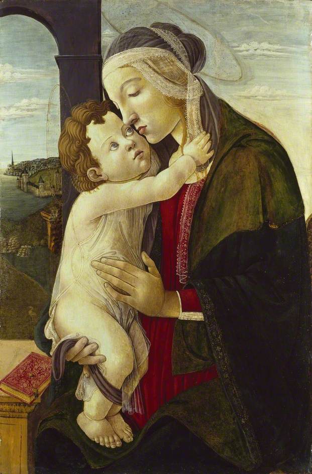A Virgem e o Menino - Sandro Botticelli
