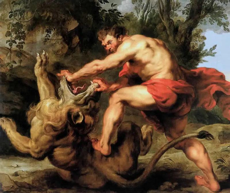 Samson lutando contra o leão - Peter Paul Rubens
