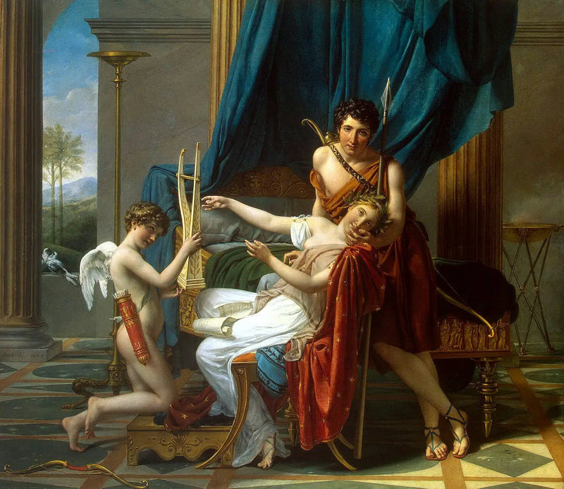 Sapho, Phaon e o Amor - Jacques-Louis David