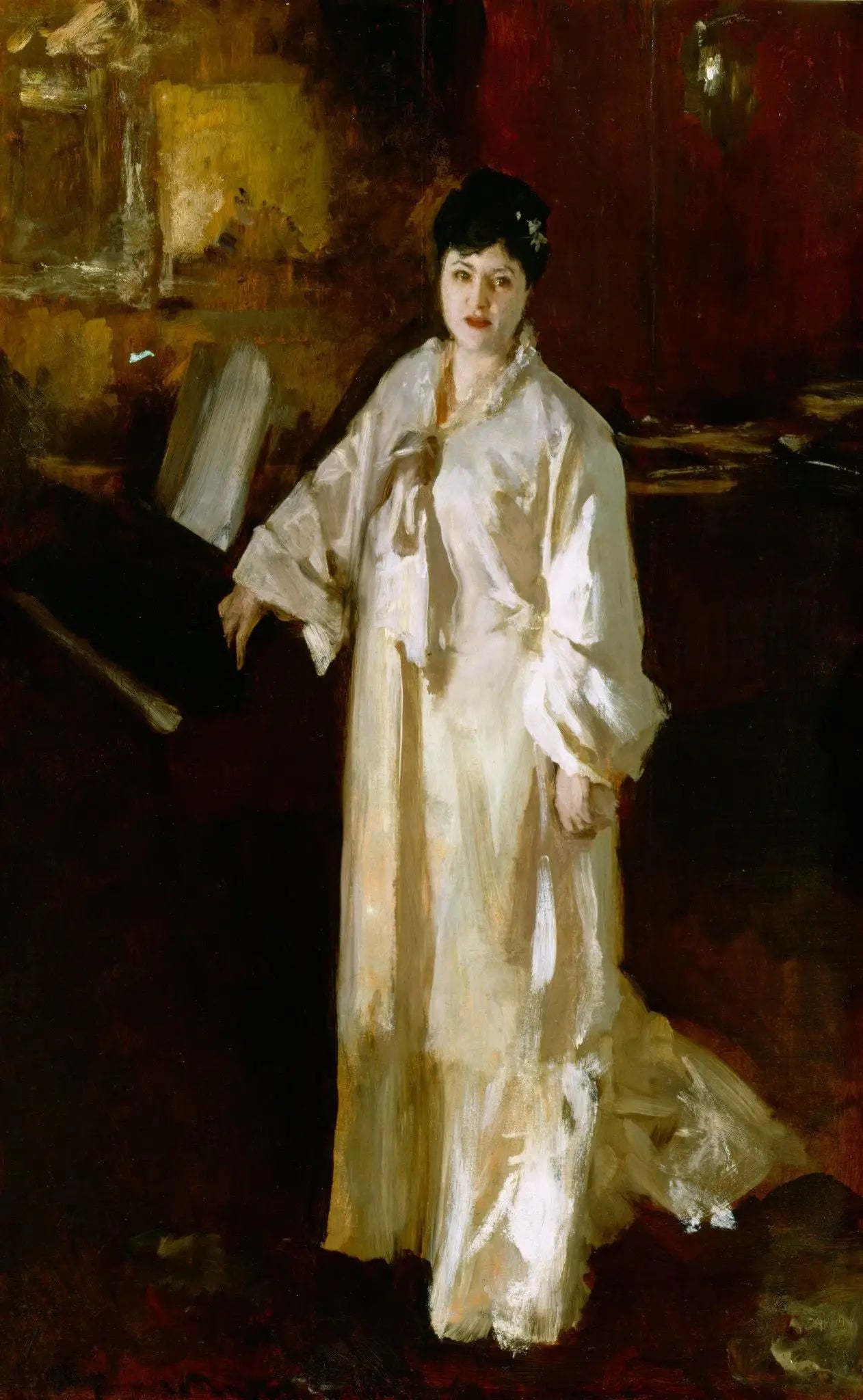 Reproduction du tableau « Judith Gautier - John Singer Sargent » par Alpha Reproduction en peinture à l’huile