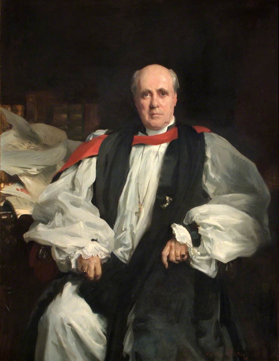 Reproduction du tableau « Randall Thomas Davidson (1848–1930), archevêque de Canterbury - John Singer Sargent » par Alpha Reproduction en peinture à l’huile