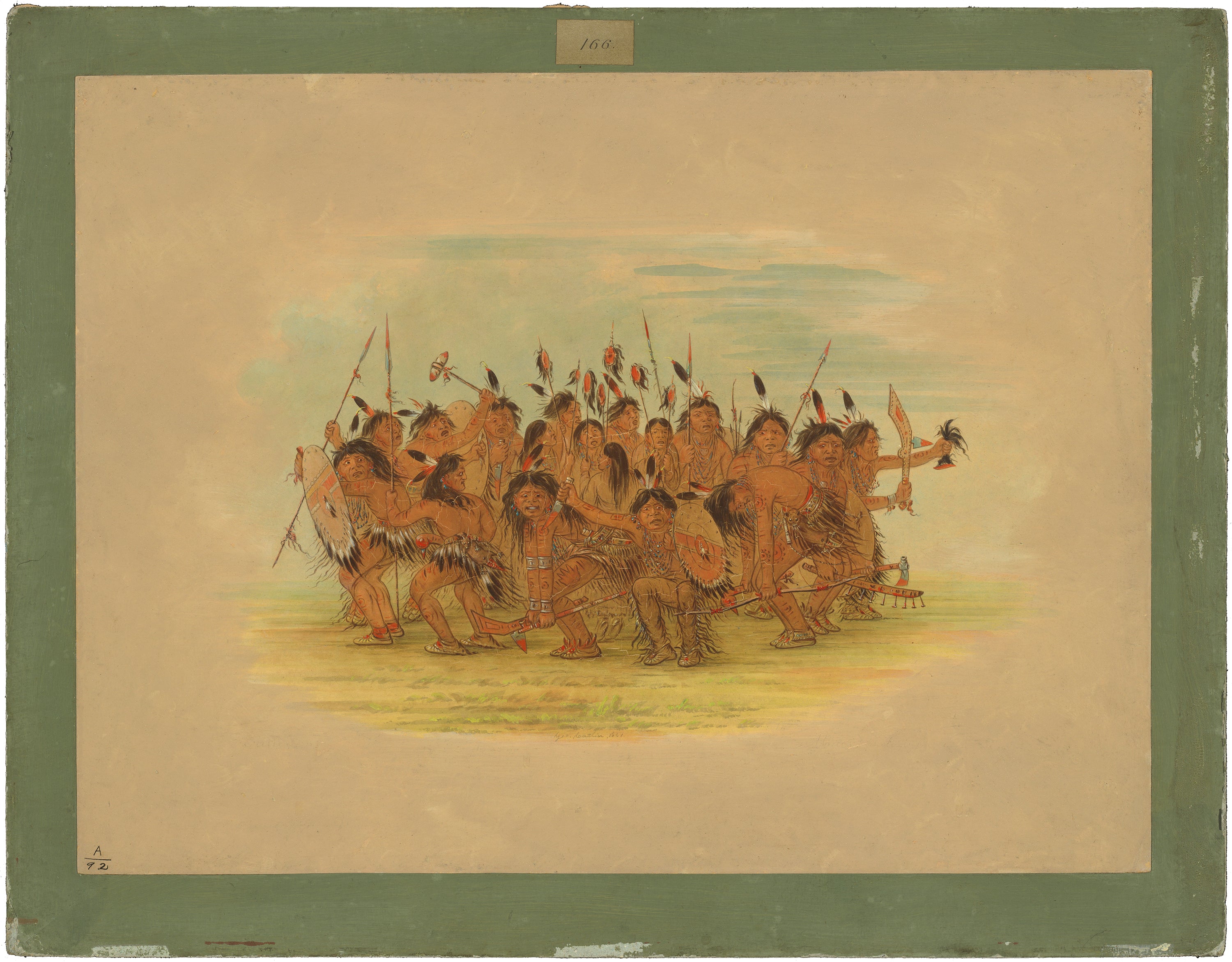 Danse du scalp - Sioux - George Catlin