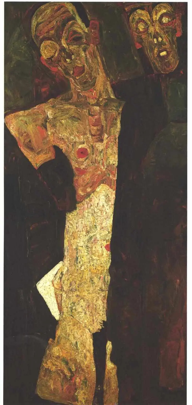 Profetas (Duplo Autorretrato) - Egon Schiele