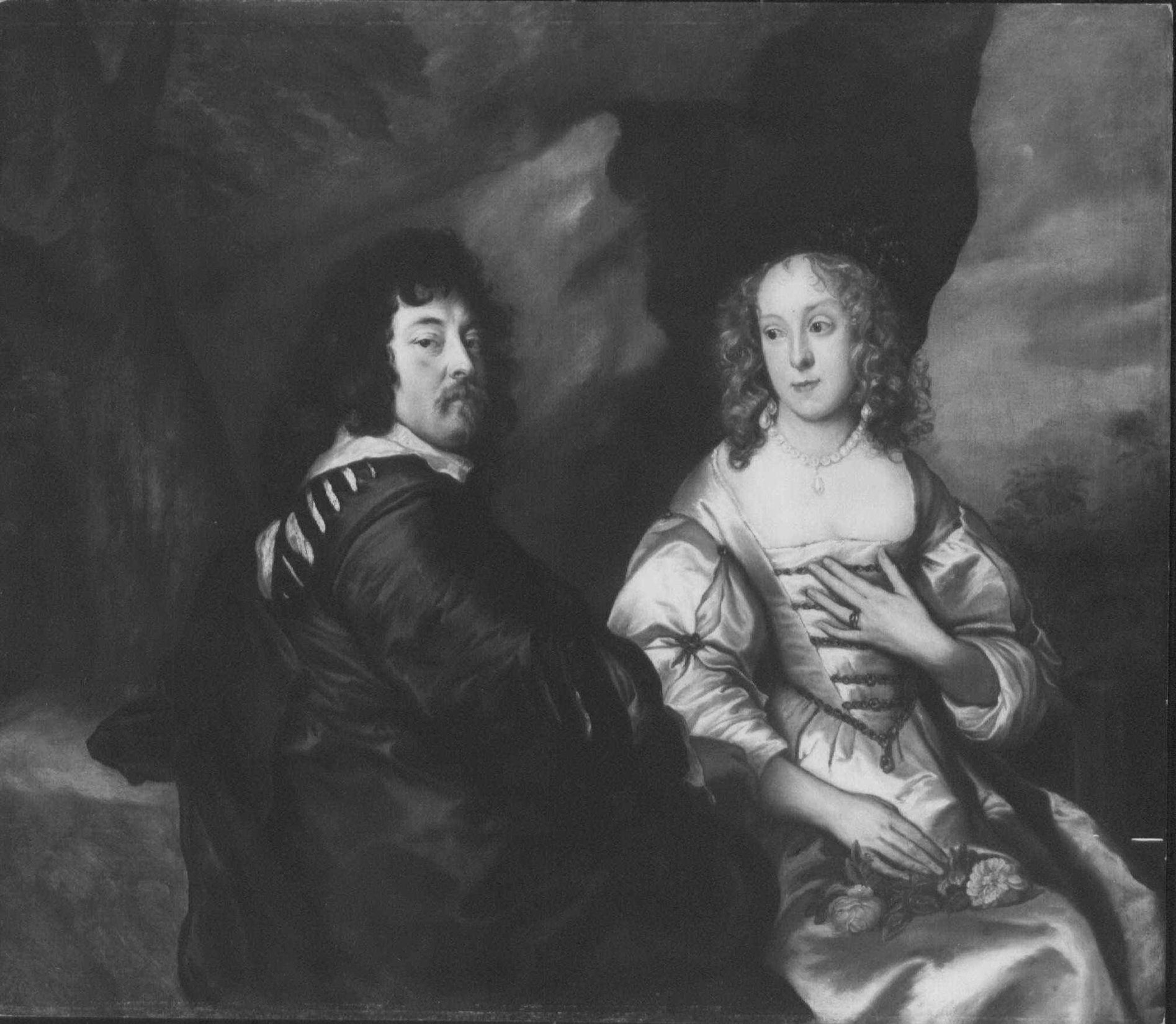 John Tufton, deuxième comte de Thanet (1608-1664) et Margaret Sackville, son épouse (1614-1676) - Antoine van Dyck