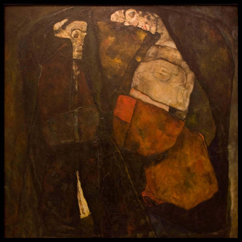 Morte e Jovem Moça - Egon Schiele