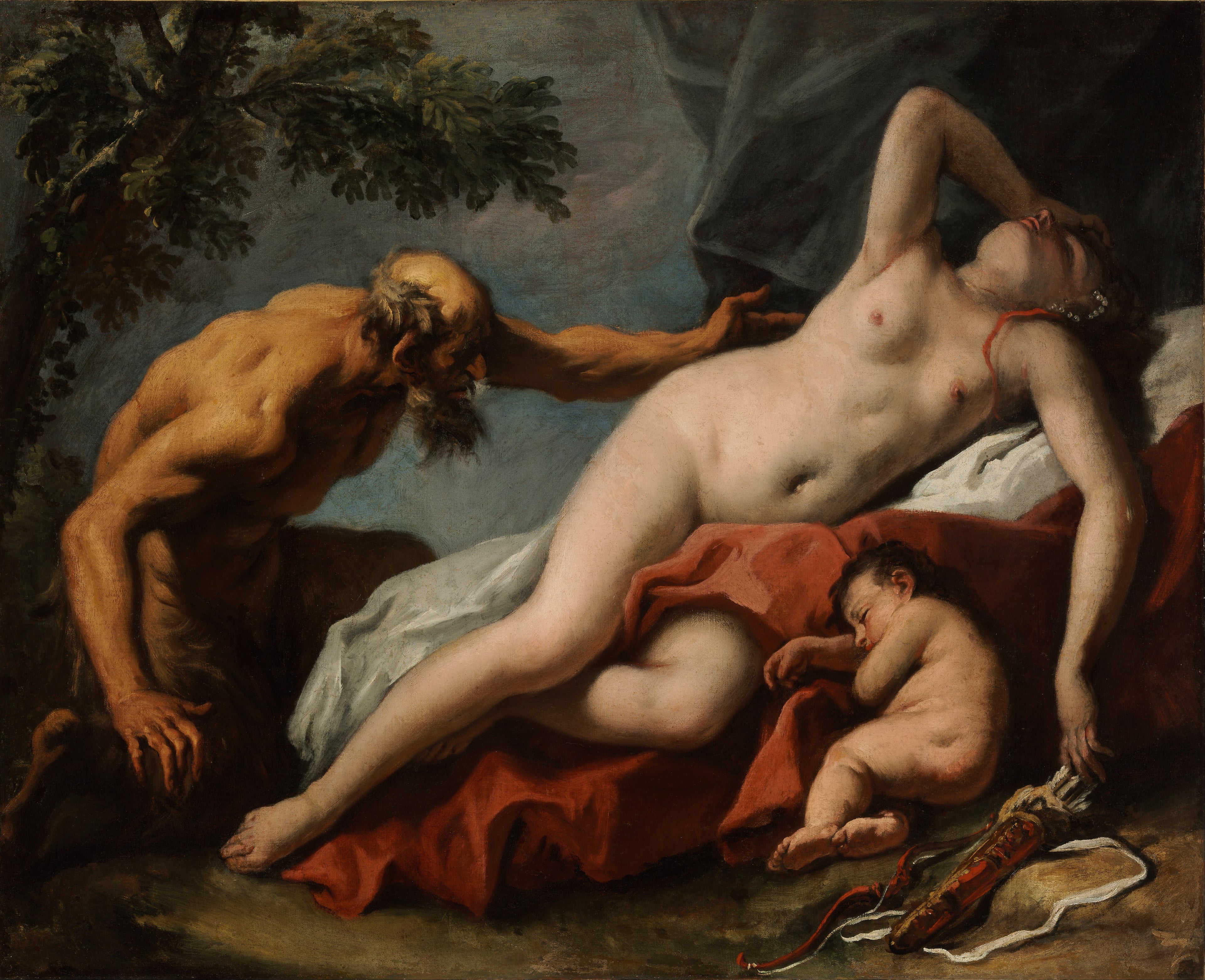 Vénus et Satyre - Sebastiano Ricci - Alpha Reproduction
