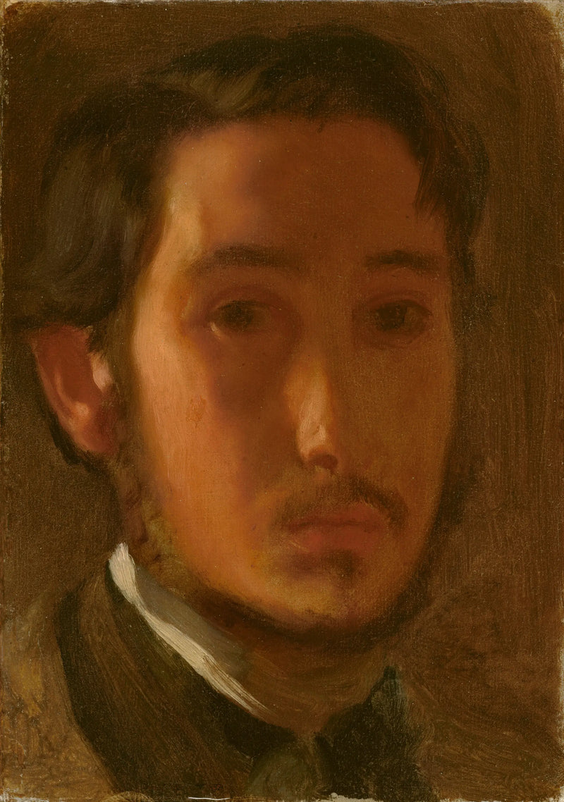 Autorretrato com colar branco - Edgar Degas