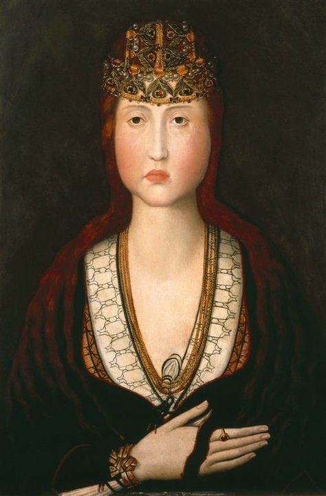 Portrait de sainte Jeanne, princesse du Portugal - Nuno Gonçalves