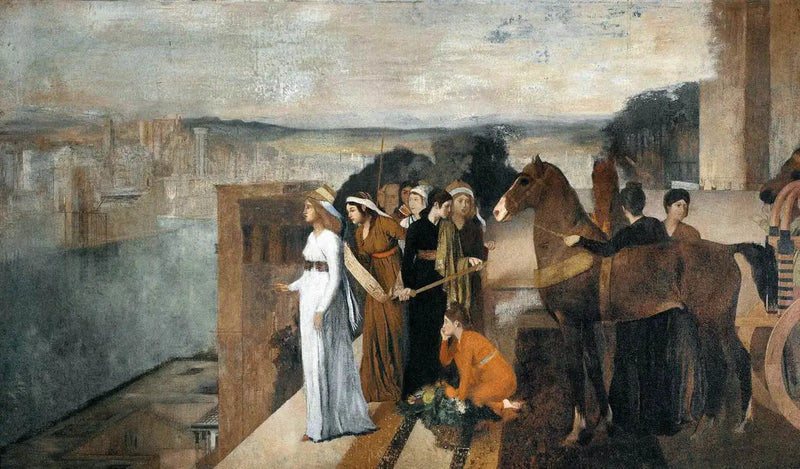 Sêmiramis construindo Babilônia - Edgar Degas