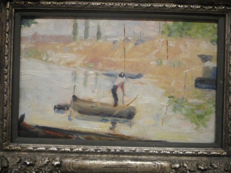 O homem em um barco - Georges Seurat