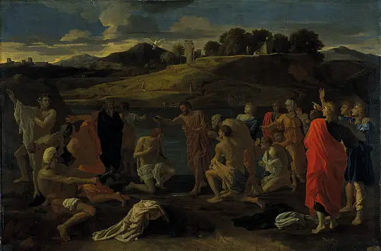 O Sacramento do batismo - Nicolas Poussin