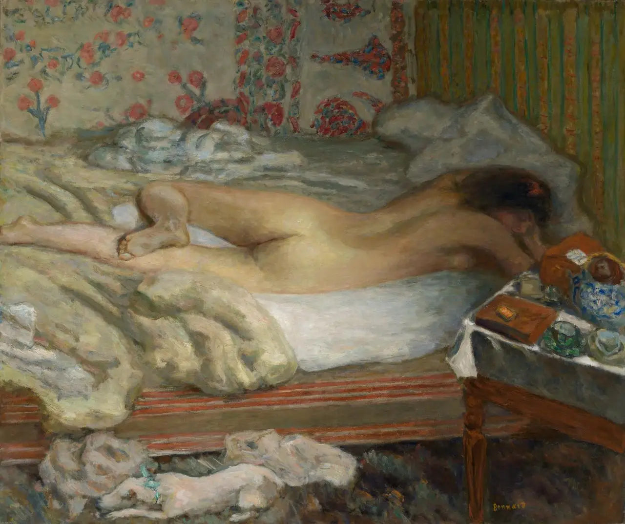 Reproduction du tableau « Sieste - Pierre Bonnard » par Alpha Reproduction en peinture à l’huile