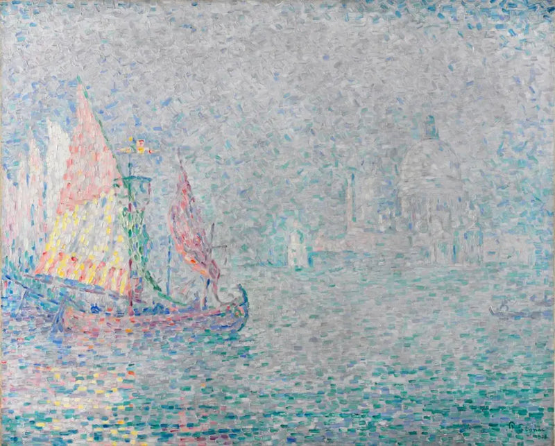 Veneza. Névoa - Paul Signac
