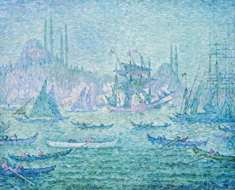 Vista do Chifre de Ouro em Constantinopla. - Paul Signac