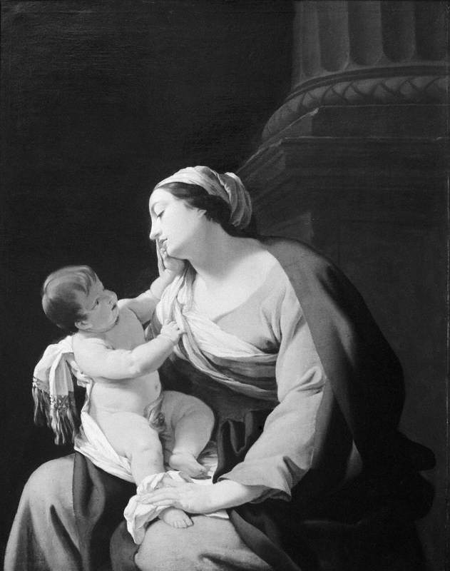 La Vierge à l'Enfant (de la Colonne) - Simon Vouet