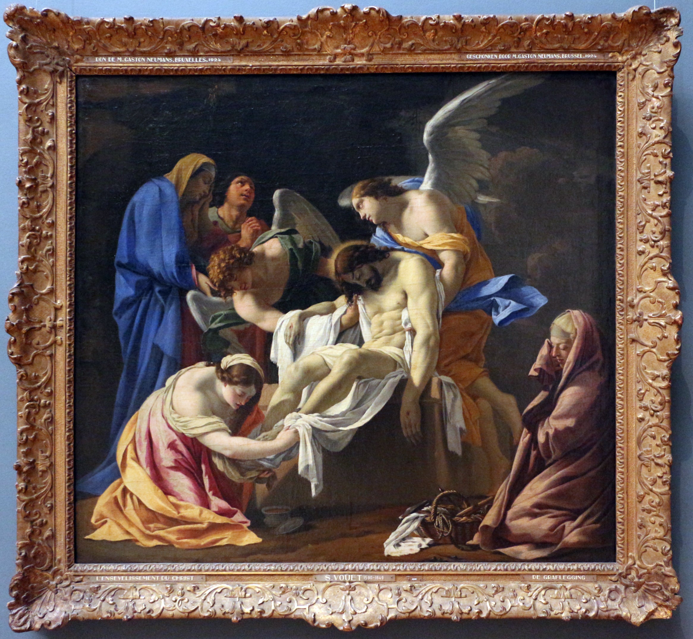 La mise au tombeau - Simon Vouet