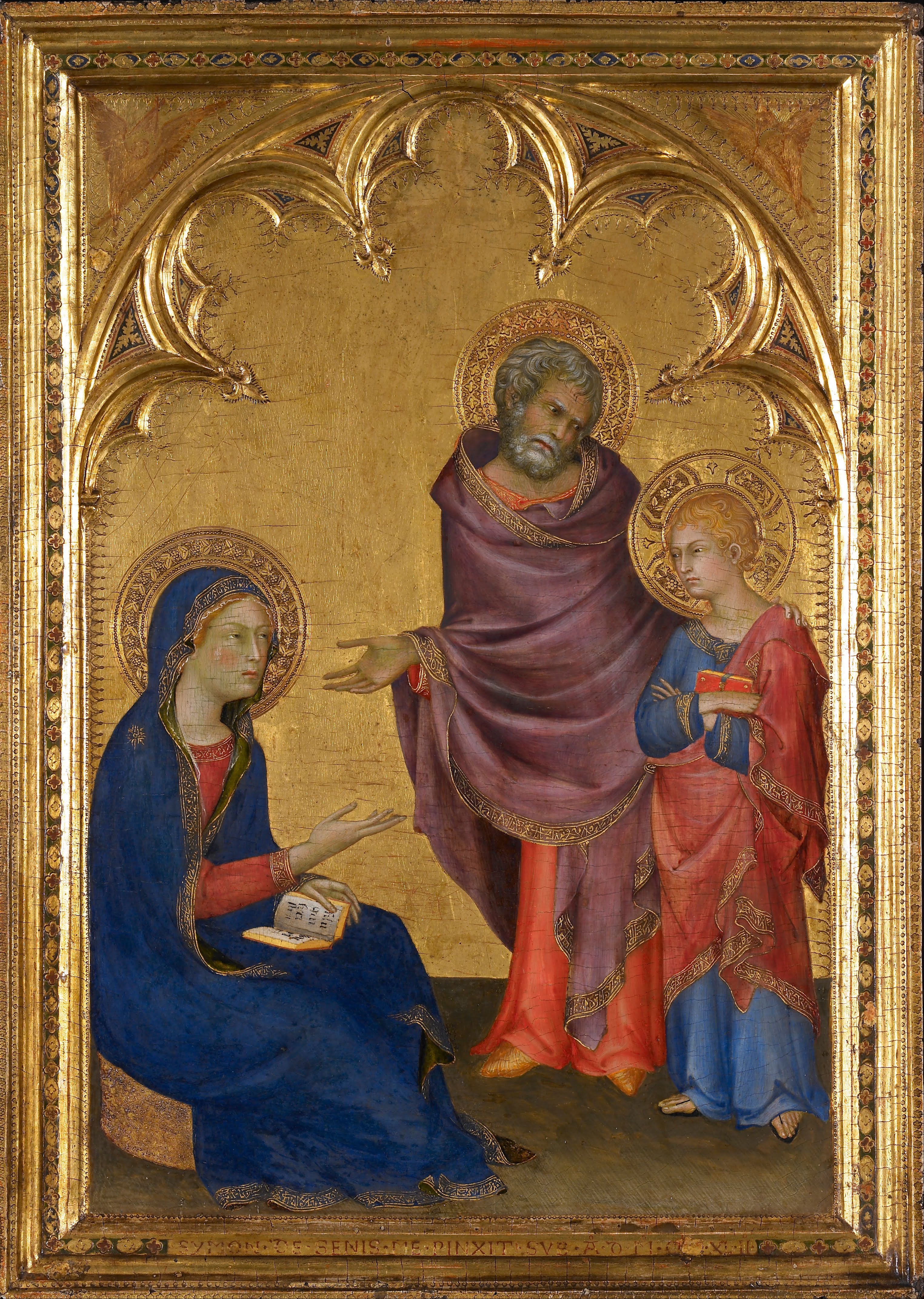 Le Christ retrouvé au Temple - Simone Martini - Alpha Reproduction