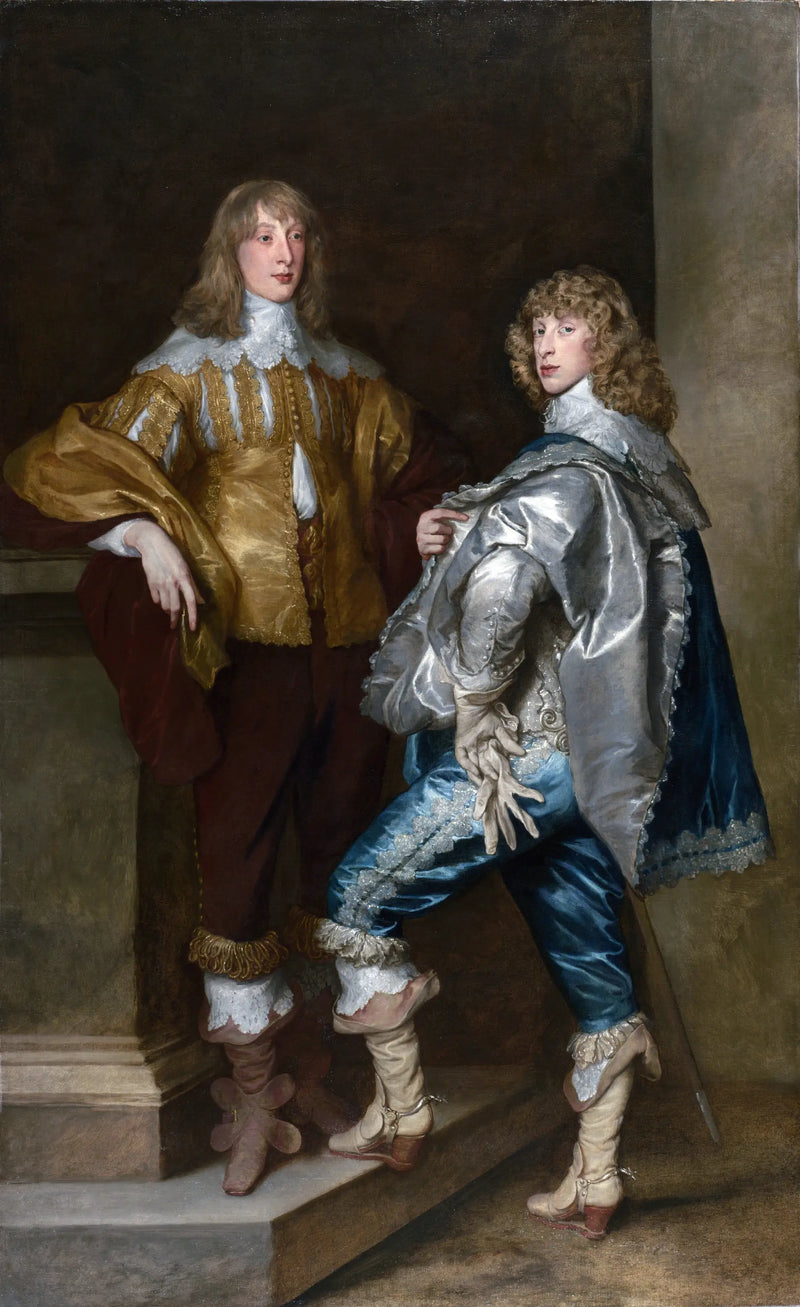 Senhor John Stuart e seu irmão, Senhor Bernard Stuart - Antoine van Dyck