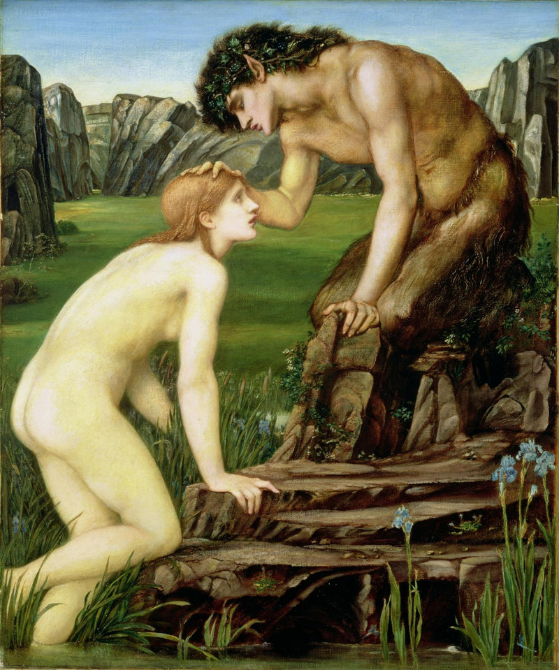 Pan e Psique - Edward Burne-Jones