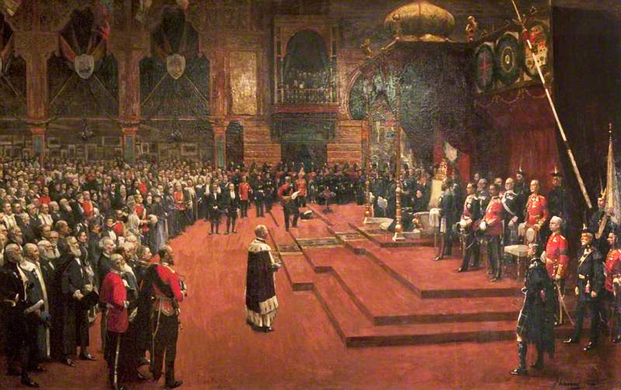 Visite de la reine Victoria à l’Exposition internationale de Glasgow - John Lavery