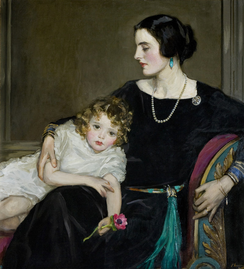 Anne Moira et l'honorable Mme Forbes-Sempill - John Lavery