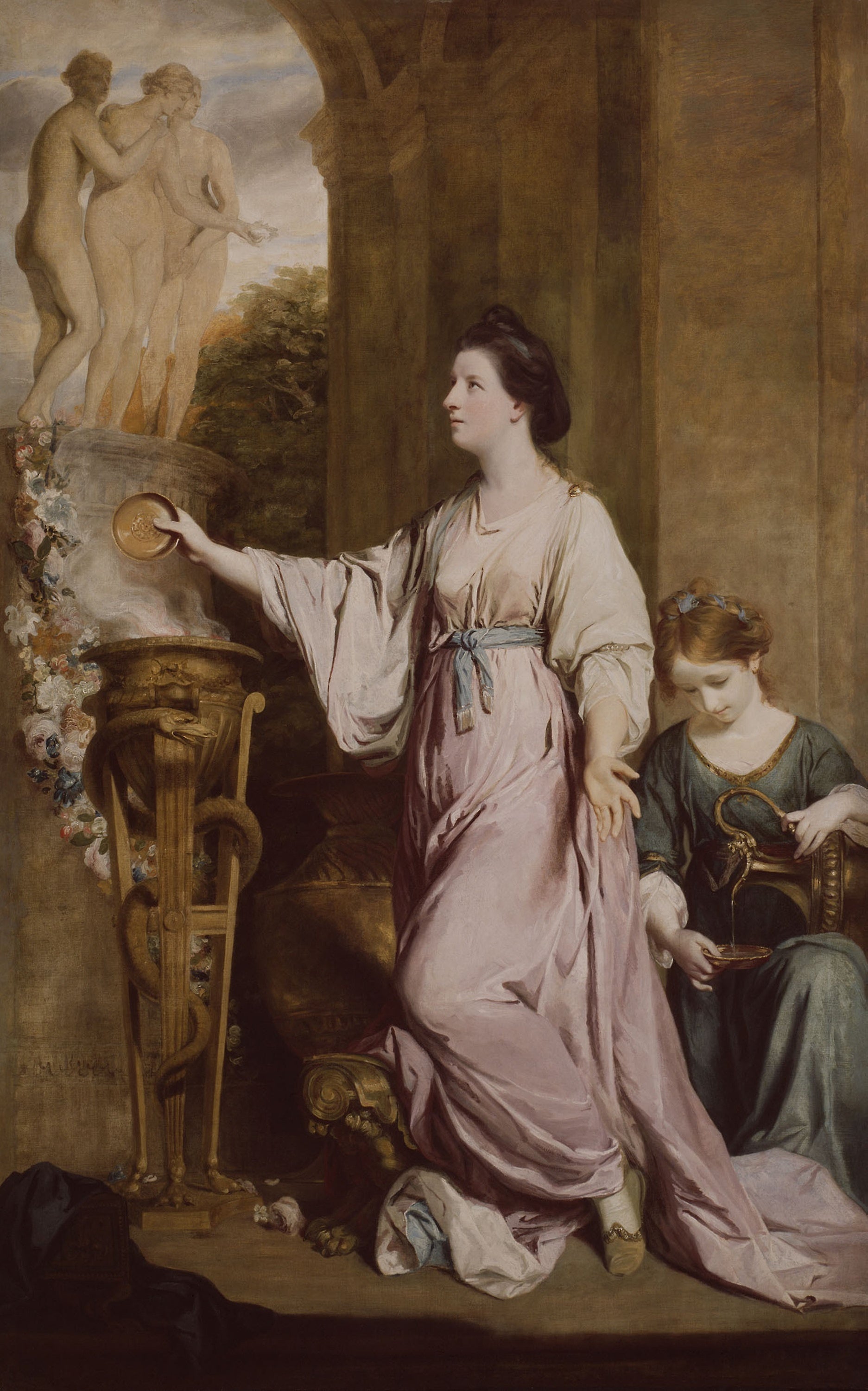 Lady Sarah Bunbury sacrifiant aux Grâces - Joshua Reynolds
