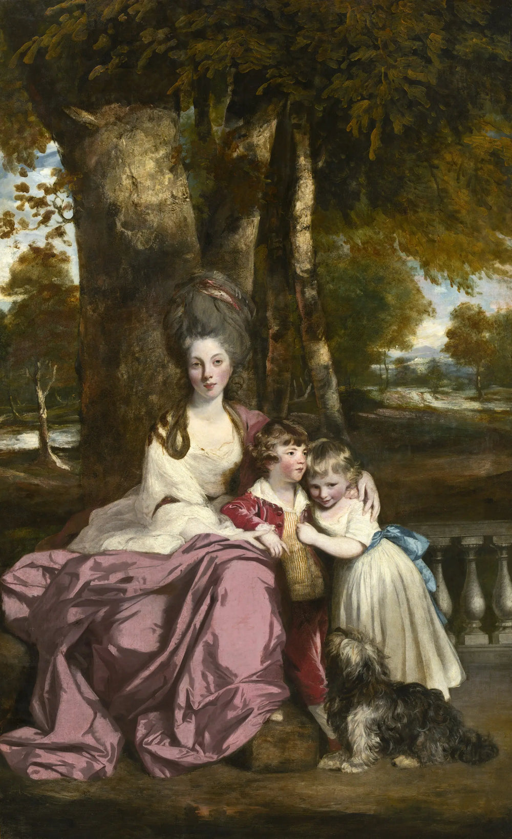 Lady Elizabeth Delmé et ses enfants - Joshua Reynolds - Alpha Reproduction
