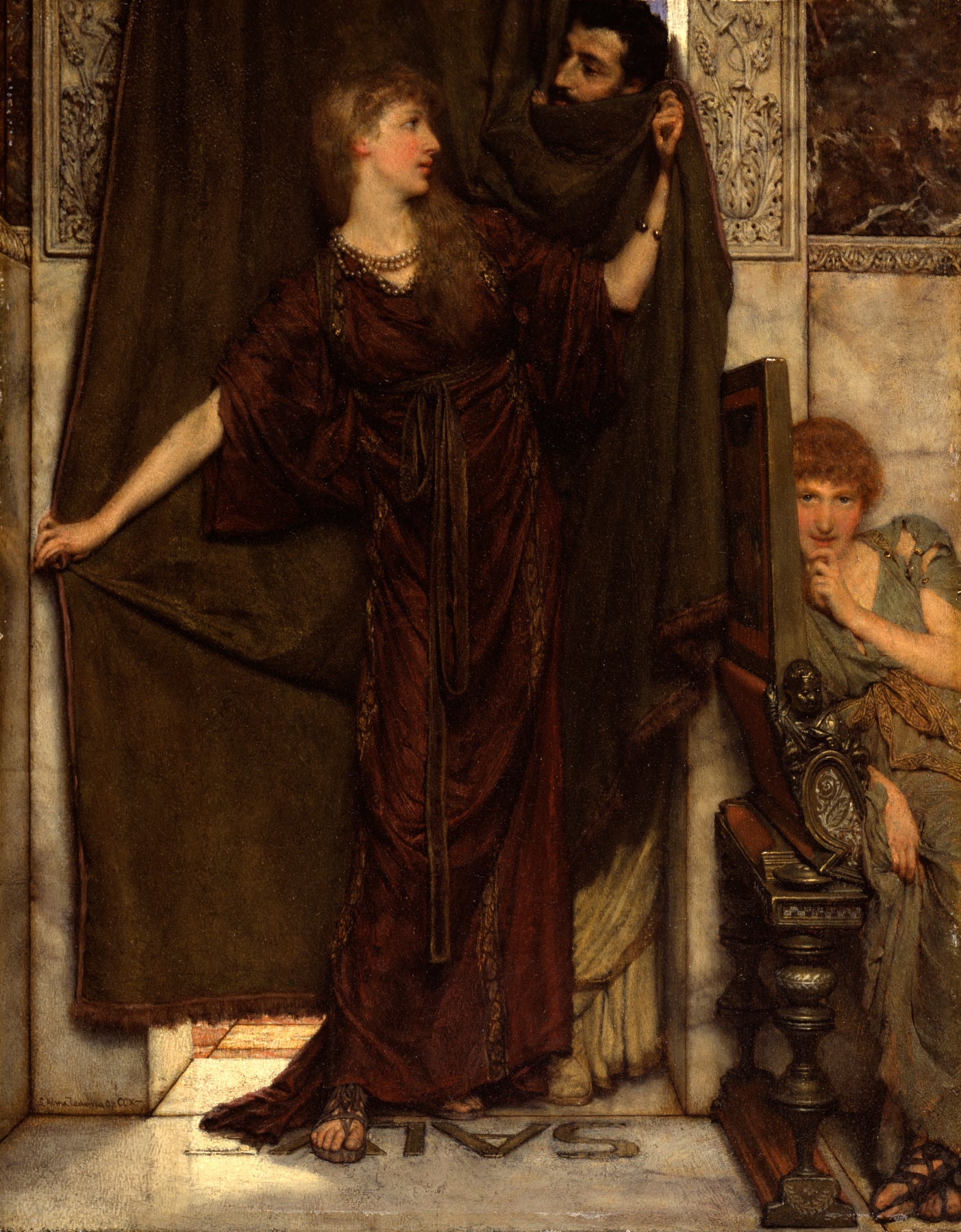 Ma sœur n'est pas là - Lawrence Alma-Tadema