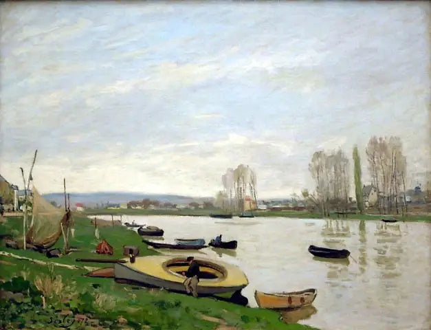 O Sena em Argenteuil (1872) - Alfred Sisley