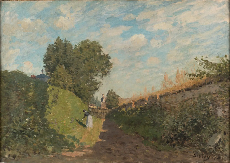 O jardim - Alfred Sisley