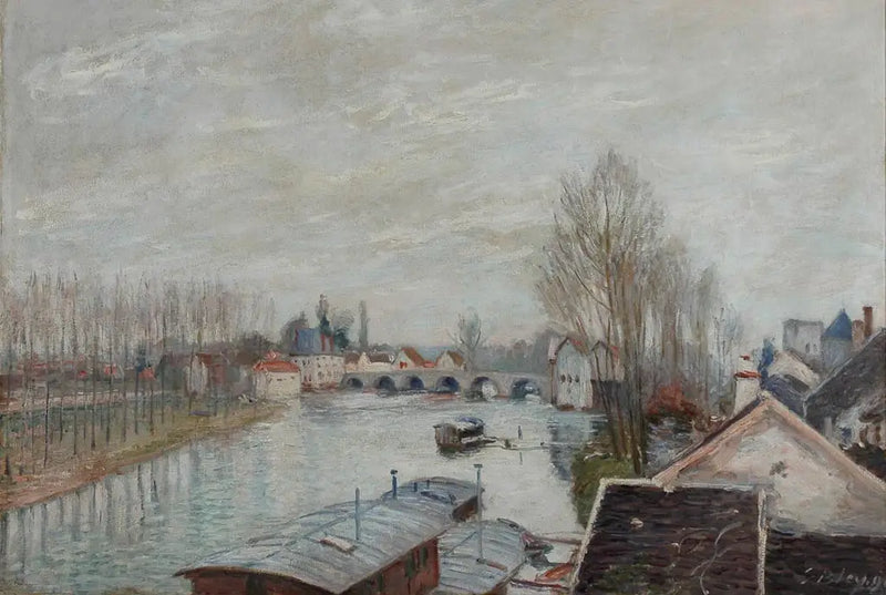A ponte de Moret - Alfred Sisley