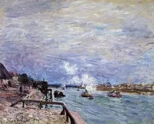 O Sena em Grenelle - Alfred Sisley