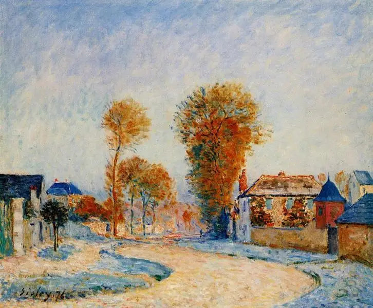 Primeira geada branca - Alfred Sisley